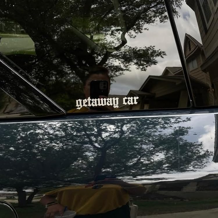Getaway Car Funny Car Sticker Die Cut Vinyl Decal