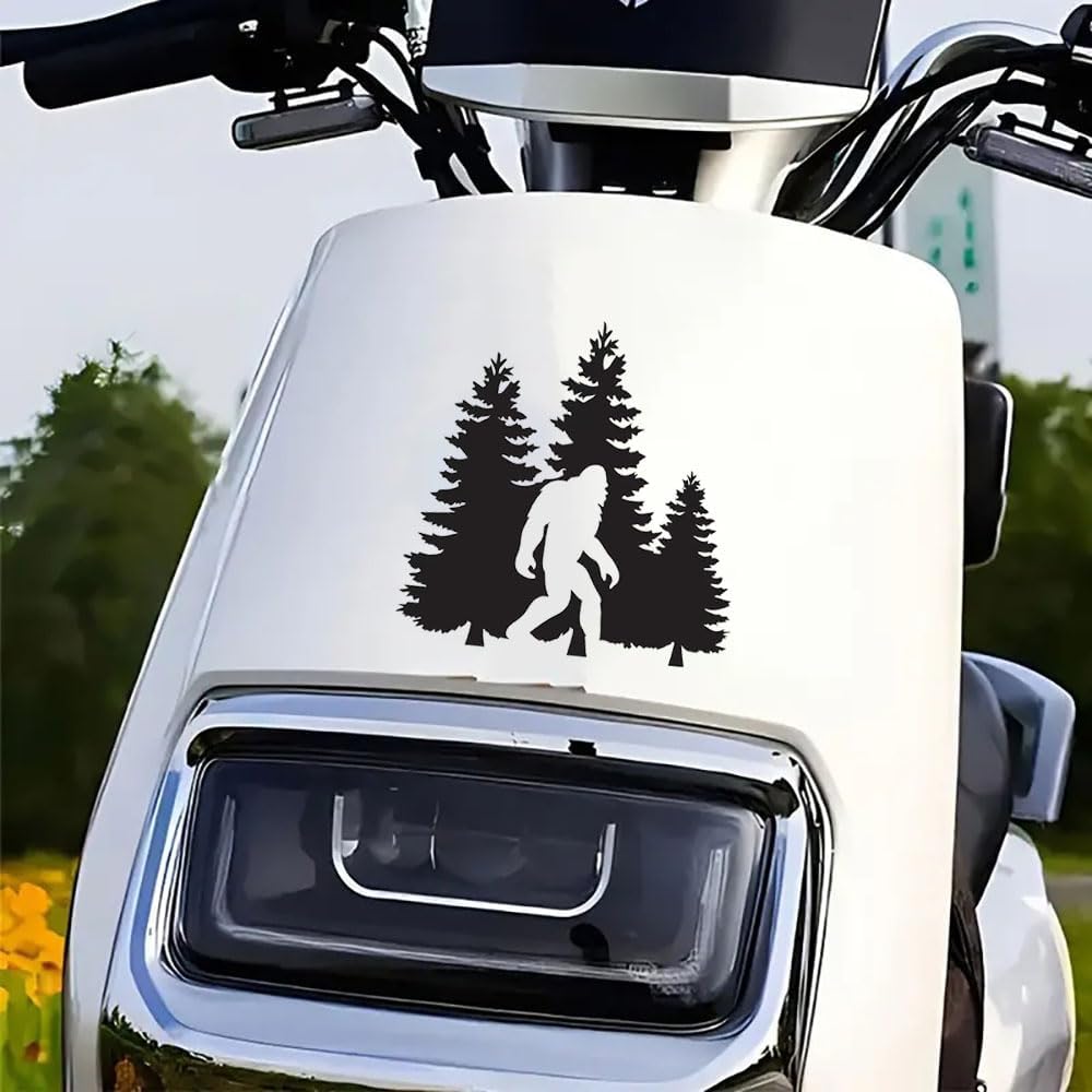Forest Scene Die Cut Vinyl Decal