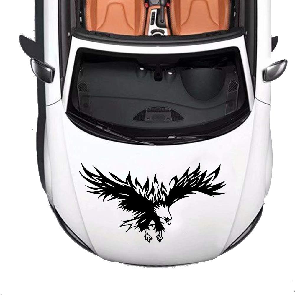Practisol Eagle Car Decals 1 Pack Black Car Graphics Vinyl Sticker Decals for Car/Truck/SUV//RV Die Cut Vinyl Decal