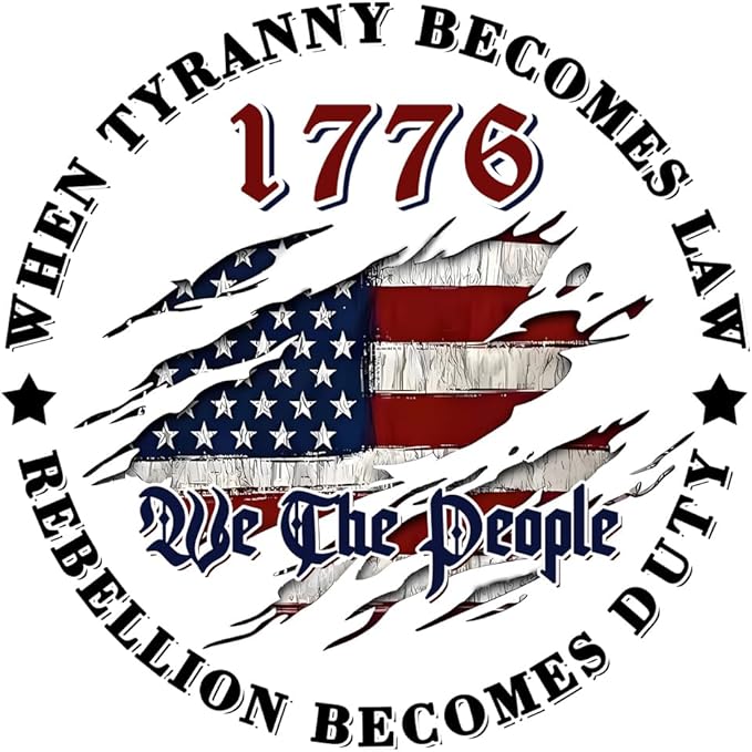 JLHAPPY1983-We The People Sticker Flag  Die Cut Vinyl Decal