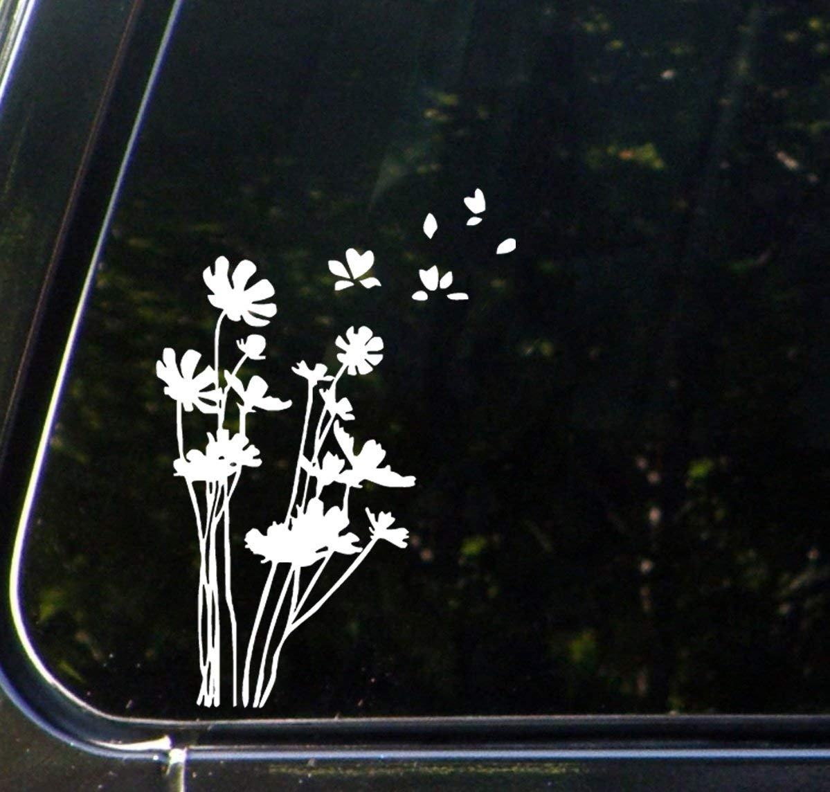 Decorative Flowers Car Sticker Die Cut Vinyl Decal