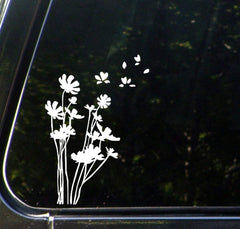 Decorative Flowers Car Sticker Die Cut Vinyl Decal