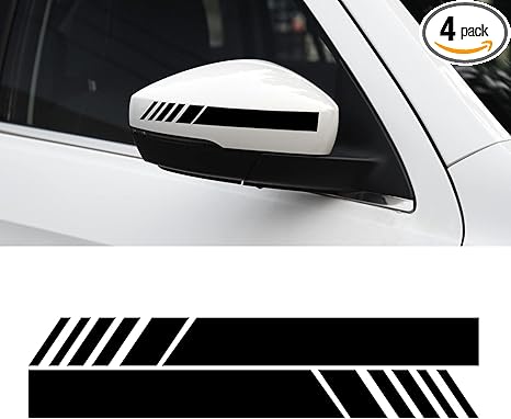 SINGARO Car Exterior Accessories Rear View Mirror Stickers Decor Car Body Sticker Vinyl Die Cut Vinyl Decal