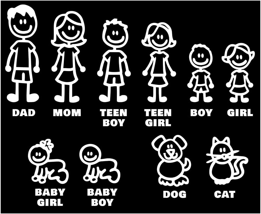 SHMZK Family Car  Die Cut Vinyl Decal