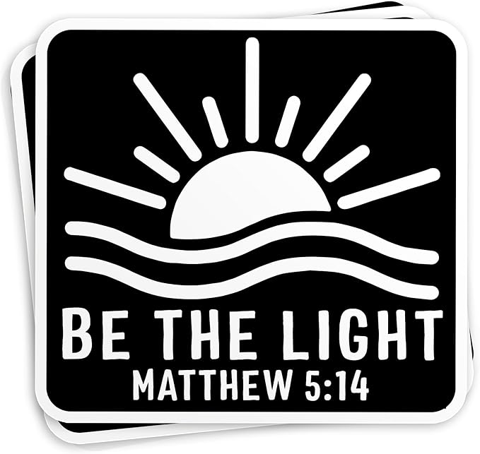 Christian Faith Bible Verse Jesus Religious Waterproof Die-Cut Vinyl Decal For Windows, Cars, Trucks, Laptops, Etc.