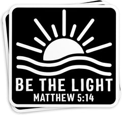 Christian Faith Bible Verse Jesus Religious Waterproof Die-Cut Vinyl Decal For Windows, Cars, Trucks, Laptops, Etc.
