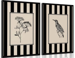 Unique Bird Lover Watcher Gift, Black and White Bird  Die Cut Vinyl Decal