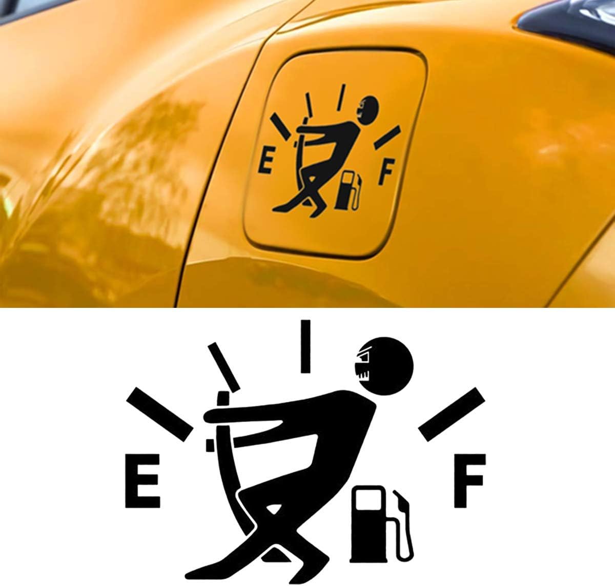 High Gas Consumption Decal Fuel Gage Empty Die Cut Vinyl Decal