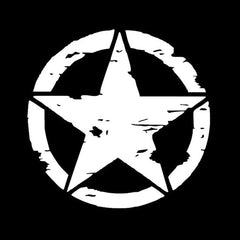 Walbest 5.9" Star Car Sticker Decal for Car Hood Auto Five-Pointed Star  Die Cut Vinyl Decal/ Bumper For Windows, Cars, Trucks, Laptops, Etc.