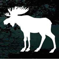 Moose Silhouette Decals | Die Cut Vinyl Decal