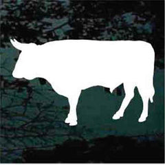 Bull Silhouette Decals | Die Cut Vinyl Decal