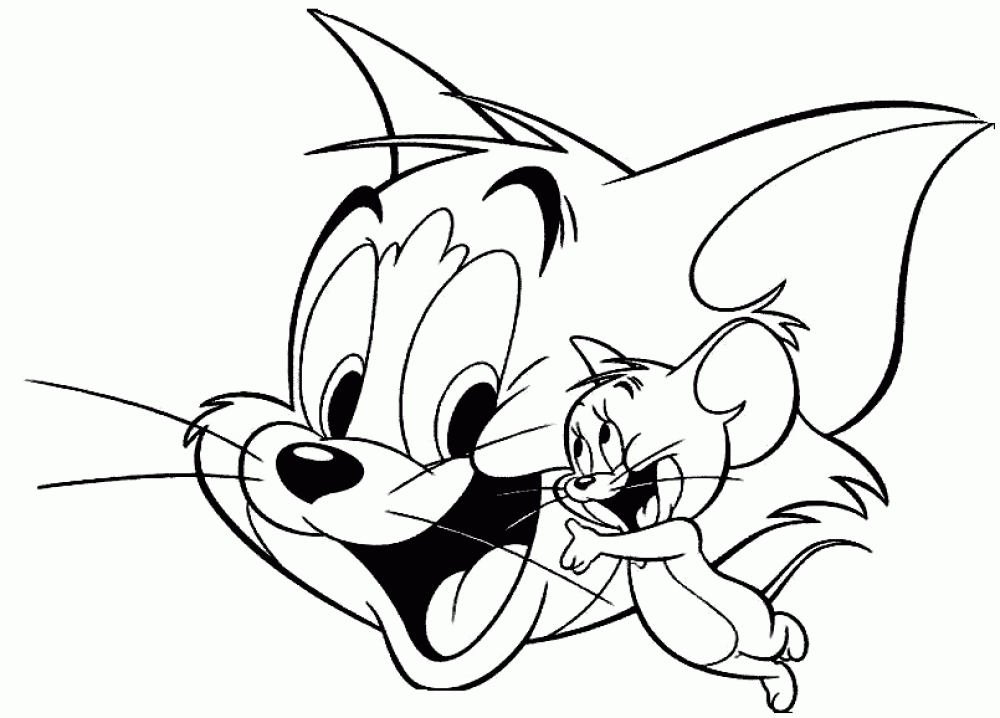 the cartoon cat and mouse  Die Cut Vinyl Decal