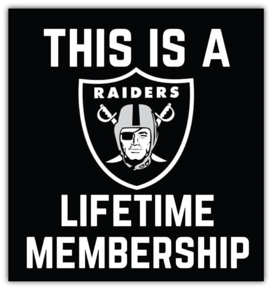 Oakland Raiders NFL Football Logo Sport Car Bumper  Die Cut Vinyl Decal