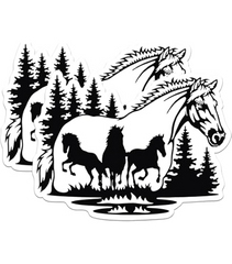 Self-adhesive Car Decor Die Cut Vinyl Decal