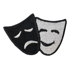 Comedy/Tragedy - Black/White  Die Cut Vinyl Decal