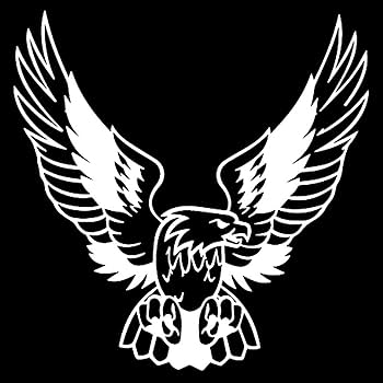 Fashion Eagle on Car Funny Anima Die Cut Vinyl Decal