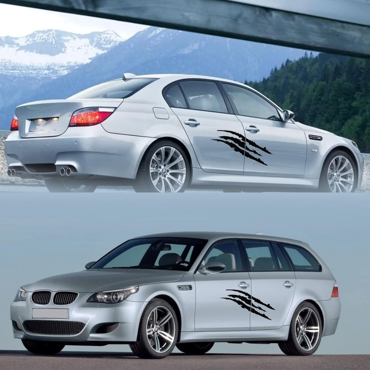 2PCS Claw Mark Decals for Cars,Headlight Car Sticker,Stripes Scratch Decal Vinyl for Sports Cars SUV Pickup Truck Window Motorcycles ect Die Cut Vinyl Decal