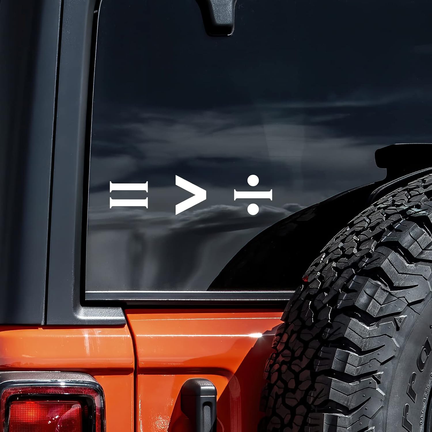 Equality Symbol Decal Vinyl Sticker Auto Car Truck Wall Laptop | White  Die Cut Vinyl Decal