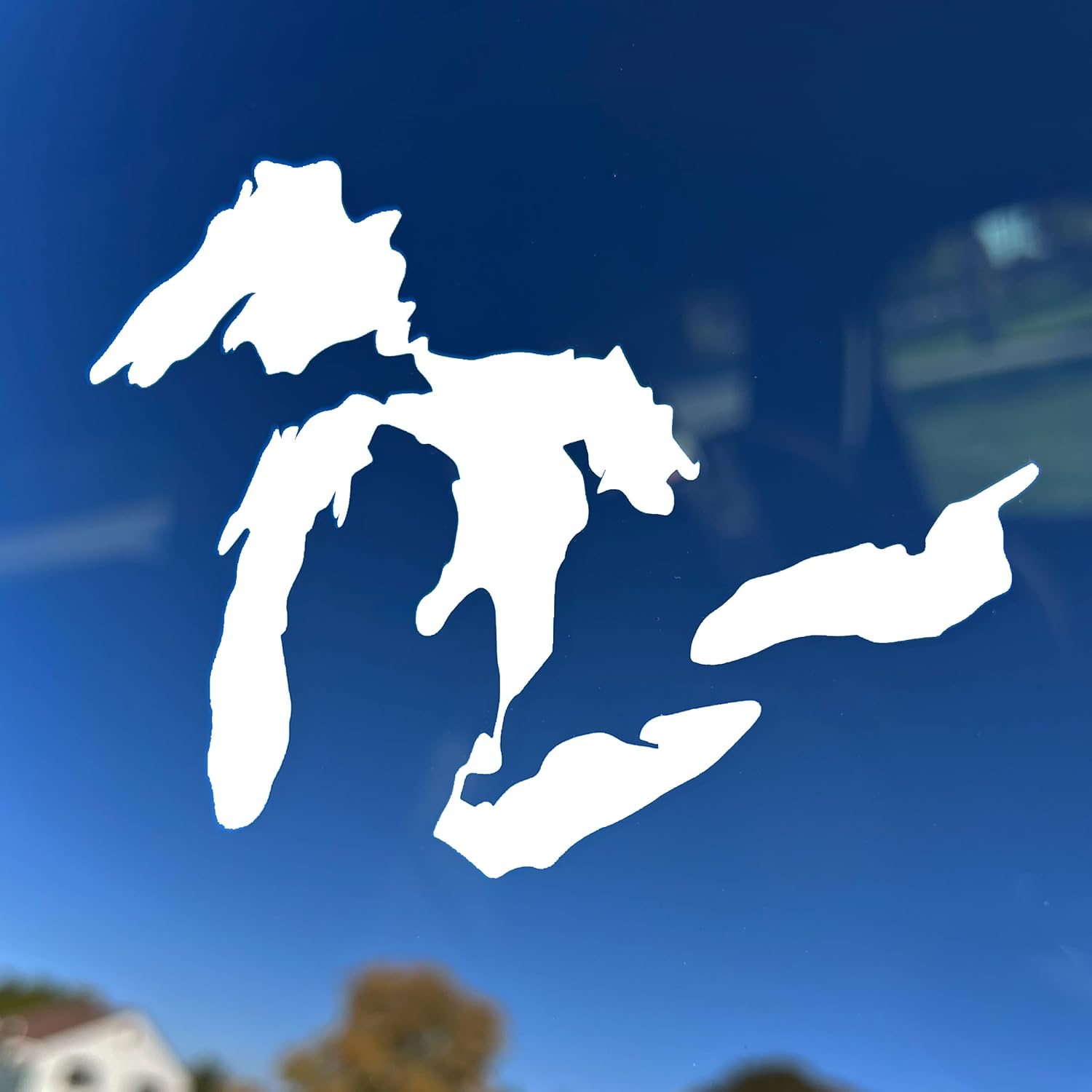 Great Lakes Michigan Sticker Car Window Decal Vinyl Bumper Sticker 6" Wide  Die Cut Vinyl Decal