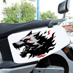 Vinyl Car Decals Stickers for Outside of Car Body Side Stickers, Wolf Tigers Lions Graphics Scratch Cover Decal Large Sticker for Car Auto Van SUVs Trucks Vehicles 19.68" Die Cut Vinyl Decal