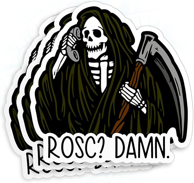 ROSC Damn Sticker Nurse Medical Stickers Nursing Care Med Surg Die Cut Vinyl Decal