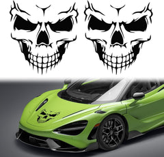 Skull for Car Vinyl Halloween Decals Skeleton Graphic Decals for  Die Cut Vinyl Decal