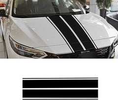Car Hood Decal Sticker Universal Auto Racing Body Stripe Vinyl, Die Cut Vinyl Decal
