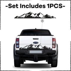 Car Decals - Mountain Tail Car Stickers and Decals for Pickup Truck, Sport Car, SUV Die Cut Vinyl Decal