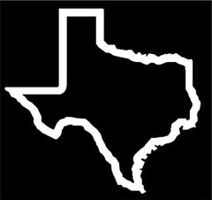 Texas State Sticker Die Cut Vinyl Decal