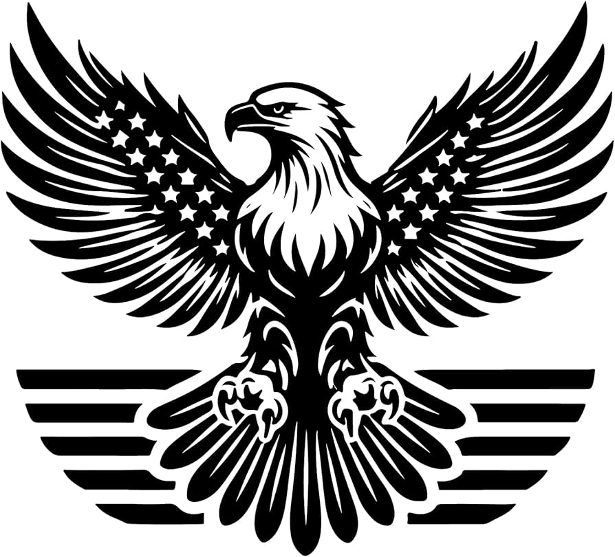 SIGN EVER American Eagle Die Cut Vinyl Decal