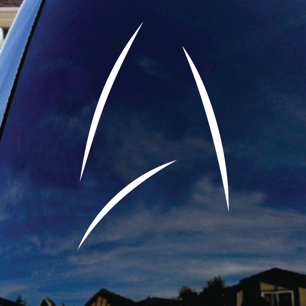Star Inspired Symbol Federation Car Window Vinyl Decal Sticker 5 Die Cut Vinyl Decal