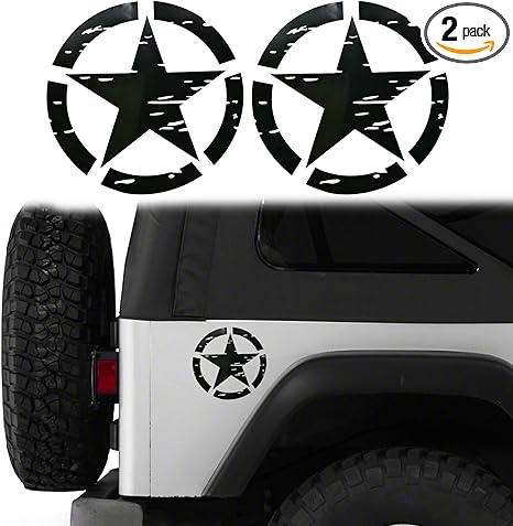 Distressed Oscar Mike Freedom Edition Star Hood Decal , Die Cut Vinyl Decal