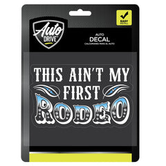 Auto Drive Rhinestone Rodeo Vinyl Vehicle Decal | Die Cut Vinyl Decal/ Bumper For Windows, Cars, Trucks, Laptops, Etc.