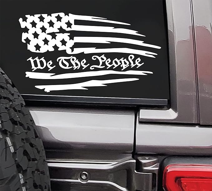 MAZ DISTRIBUTIONS – We The People Sticker Die Cut Vinyl Decal