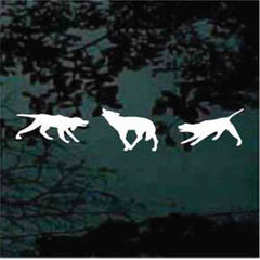 Bayed Coyote Decals | Die Cut Vinyl Decal