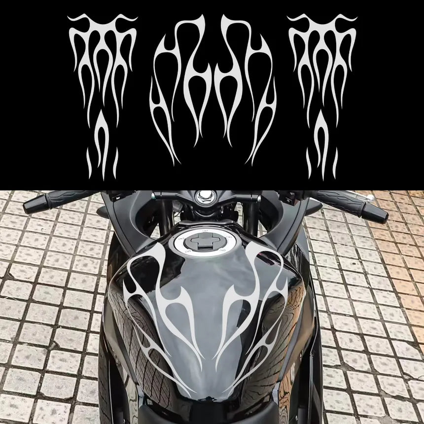 Auto Stickers Fuel tank cover Styling Decoration Decals Reflective Motor Bike Helmet Tank Side Strips Decas Styling Accessories  Die Cut Vinyl Decal