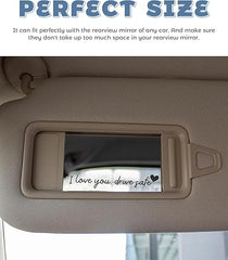Rearview Mirror Die Cut Vinyl Decal