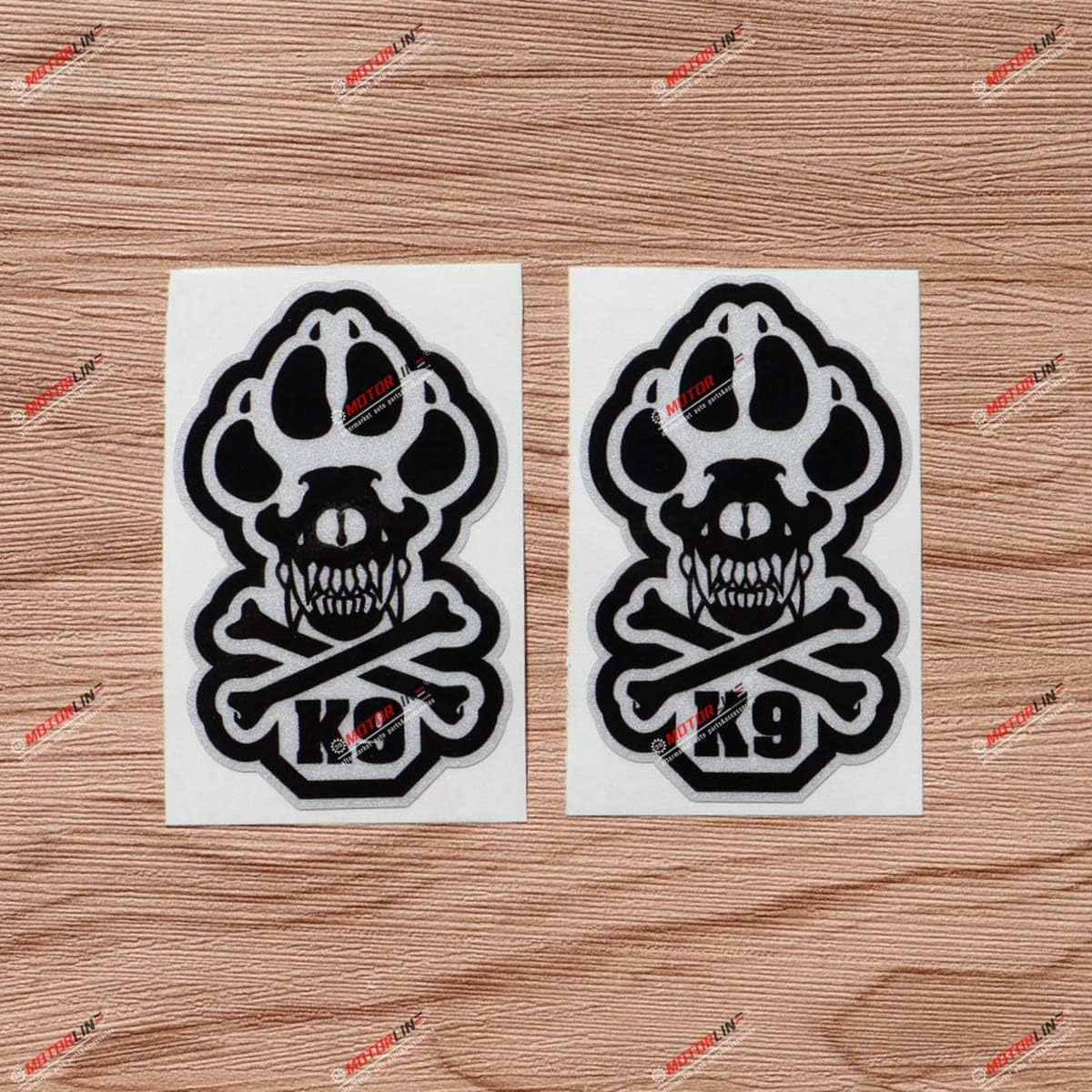 Police Dog Unit Skull Bone Decal Sticker Car Vinyl  Die Cut Vinyl Decal