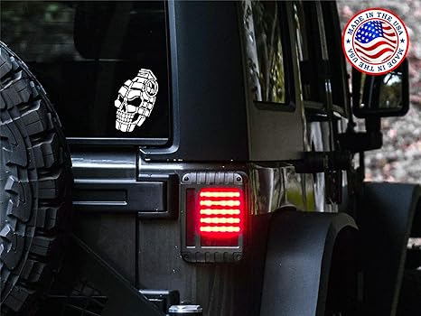 kull Hand Grenade Vinyl Die Cut Vinyl Decal/ Bumper For Windows, Cars, Trucks, Laptops, Etc.