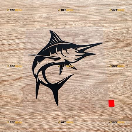 Marlin Fish Fishing Sticker Die Cut Vinyl Decal