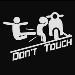 Walbest Auto Car Vehicle Reflective Dont Touch My Car Decals Sticker Decoration Universal | Die Cut Vinyl Decal/ Bumper For Windows, Cars, Trucks, Laptops, Etc.