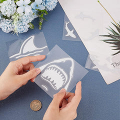8 Sheets Car Sticker Self Adhesive Car Stickers Waterproof Vinyl Window Decal Vinyl Automotive Exterior Decoration Decals for SUV Truck Motorcycle Doors Walls Laptop White  Die Cut Vinyl Decal/ Bumper For Windows, Cars, Trucks, Laptops, Etc.