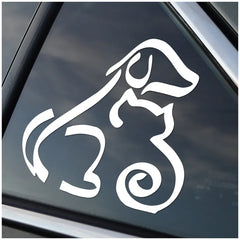 Original Stick'emAll Vinyl Decals Dog and Cat Pet Lover Die Cut Vinyl Decal
