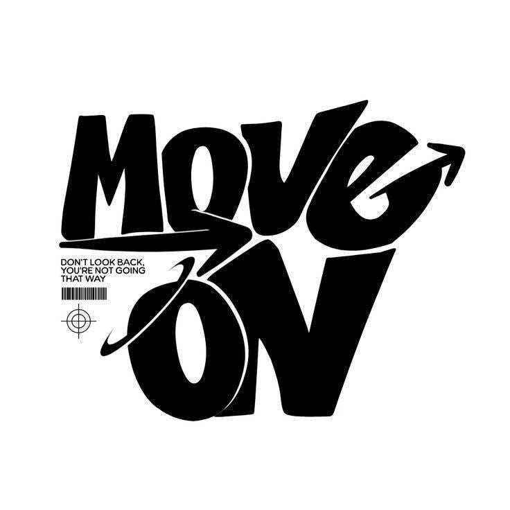 Move On Die Cut Vinyl Decal