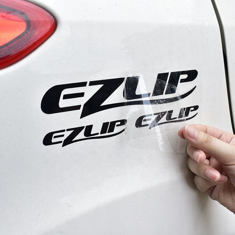 Custom Printed Black Vinyl Car Wrap Stickers Business/Luxury Design Waterproof Car Styling Custom Size Die Cut Vinyl Decal