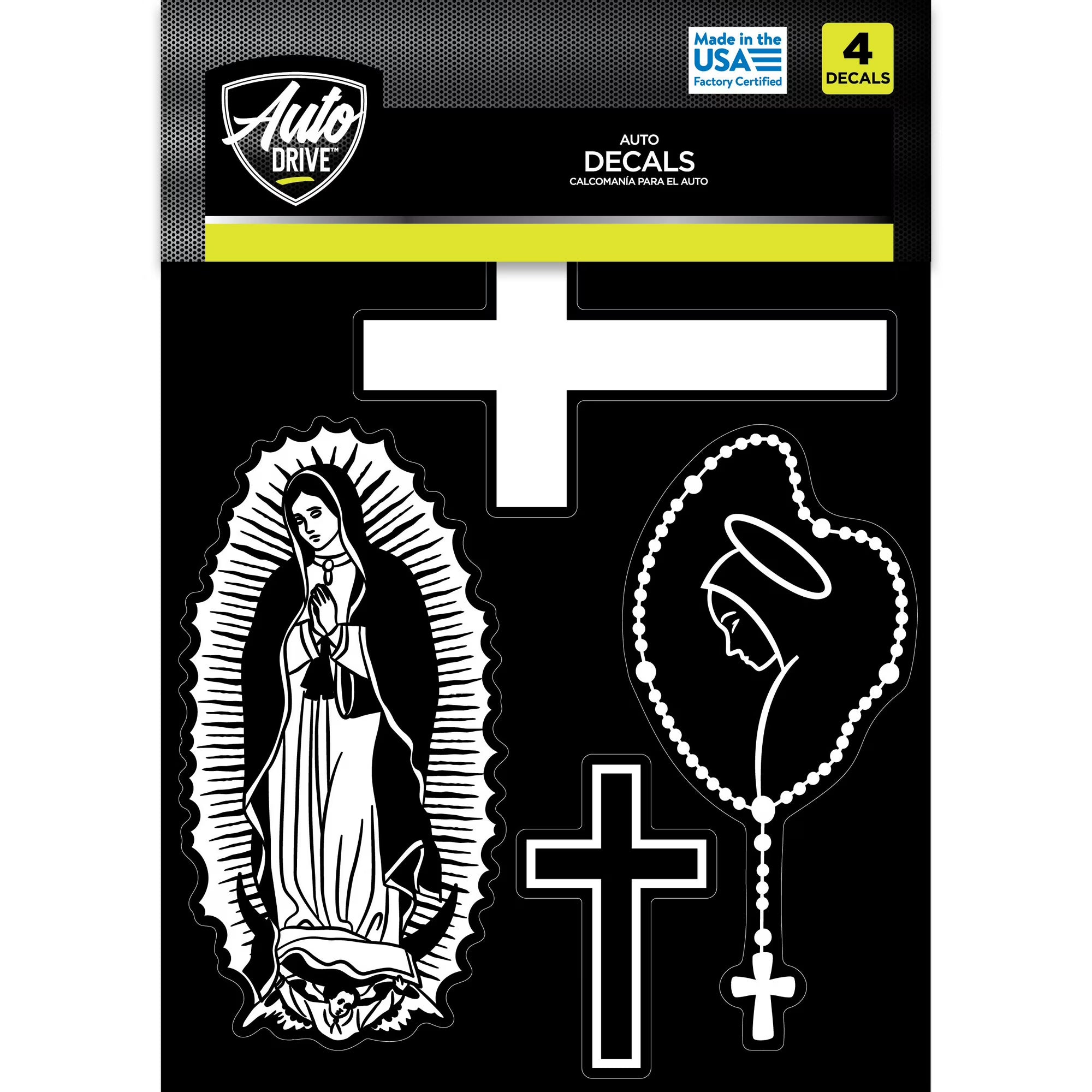 Auto Drive Religious Vinyl Car Decals  Die Cut Vinyl Decal/ Bumper For Windows, Cars, Trucks, Laptops, Etc.