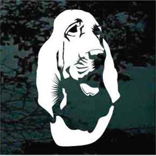 Bloodhound Head Decals | Die Cut Vinyl Decal