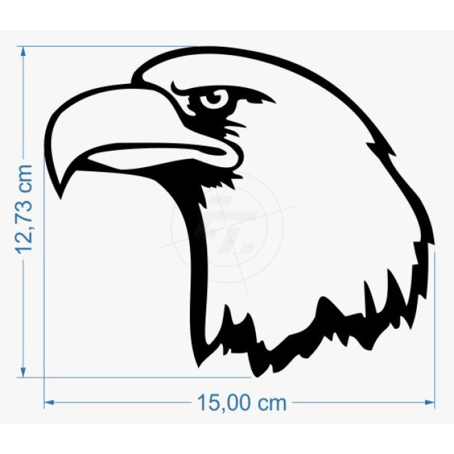 Eagle Head, Aufkleber Die Cut Vinyl Decal