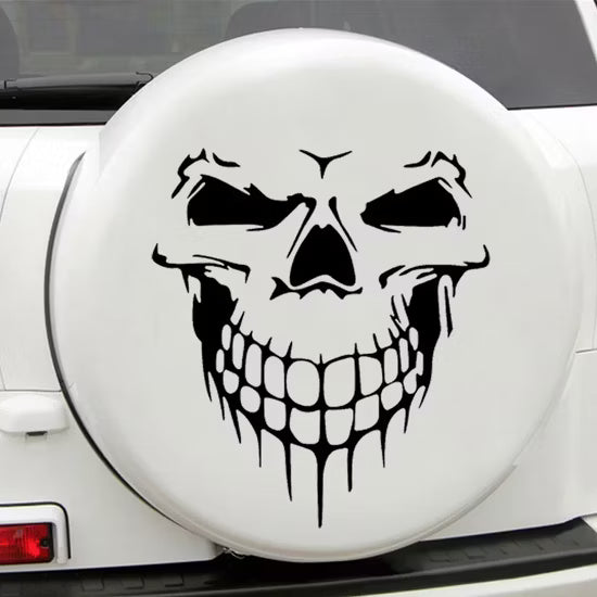 Laser Skull Decals for Fuel Tank and Windows | Die Cut Vinyl Decal