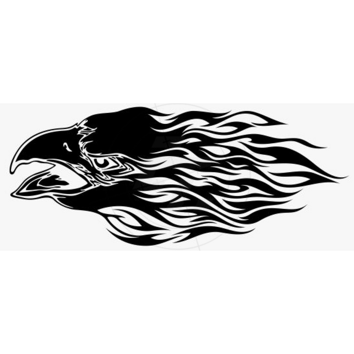 Flame Die Cut Vinyl Decal